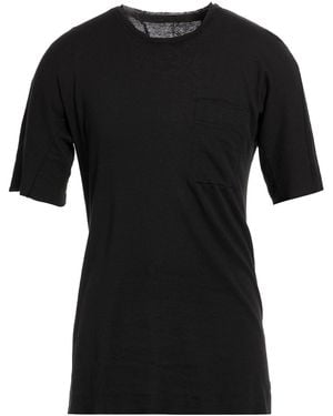 Masnada T-Shirt Cotton, Linen - Black