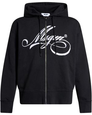 MSGM Sweatshirt Cotton - Blue