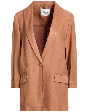 Blugirl Blumarine Blazer Viscose, Linen - Brown