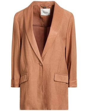Blugirl Blumarine Blazer Viscose, Linen - Brown