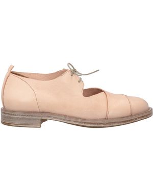 Moma Blush Lace-Up Shoes Leather - Pink
