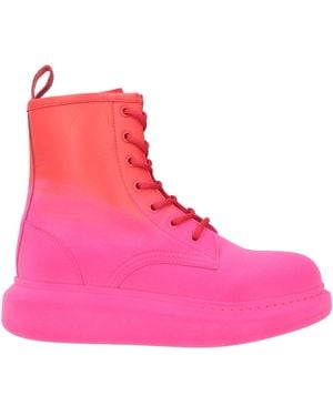 McQueen Botines De Caña Alta - Rosa