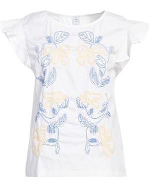 Paul Smith Top Organic Cotton, Elastane - White