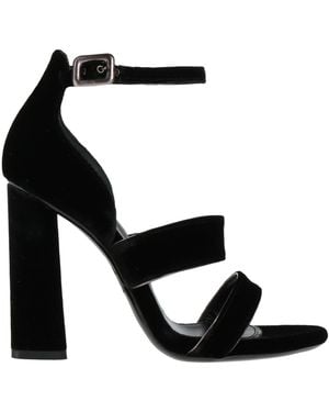 Le Silla Sandals Textile Fibers - Black
