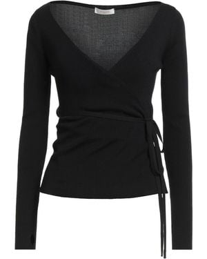 Zanone By Slowear Cardigan Virgin Wool, Polyamide - Black