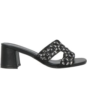Divine Follie Sandals - Black