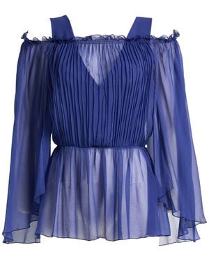 Alberta Ferretti Top - Blau