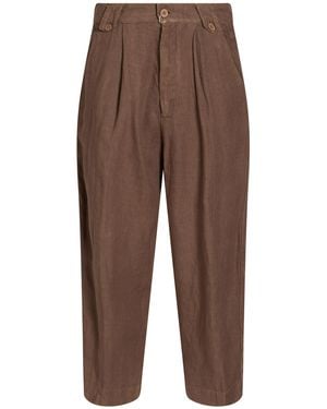 Costumein Pants Linen - Brown