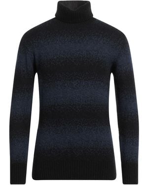 Macchia J Rollkragenpullover - Blau