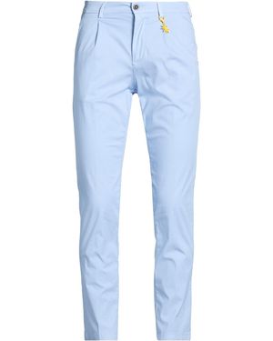 Manuel Ritz Sky Trousers Cotton, Elastane - Blue