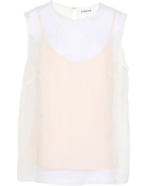 P.A.R.O.S.H. Top Silk - White