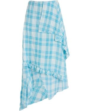 Vivetta Sky Maxi Skirt Viscose - Blue
