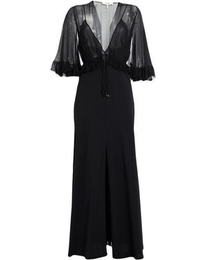 Chloé Maxi Dress Silk, Acetate, Polyamide - Black