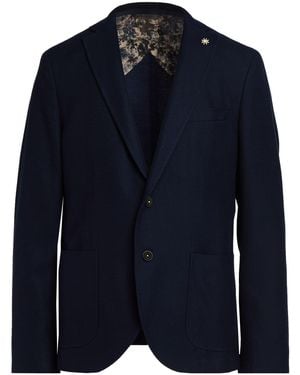 Manuel Ritz Blazer Cotton, Virgin Wool - Blue