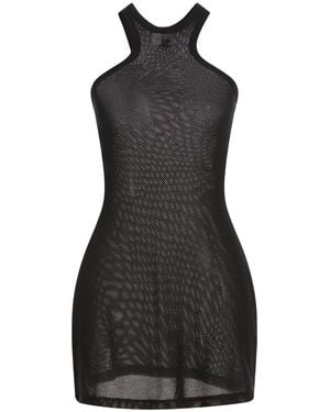 Courreges Mini Dress Polyester, Cotton - Black