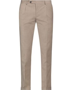 Barba Napoli Pants Polyester, Wool, Elastane - Natural