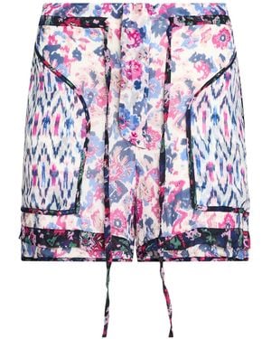 Isabel Marant Fuchsia Shorts & Bermuda Shorts Viscose - Blue