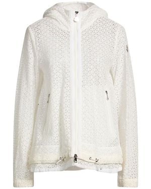 Moncler Ivory Jacket Cotton, Polyamide, Polyester - White