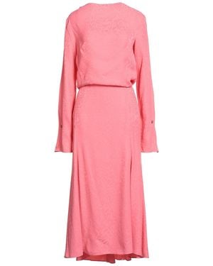 Rochas Coral Maxi Dress Viscose - Pink