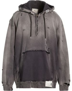 Maison Mihara Yasuhiro Charcoal Sweatshirt Cotton - Grey