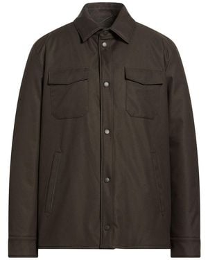 Canali Jacket Polyester - Brown