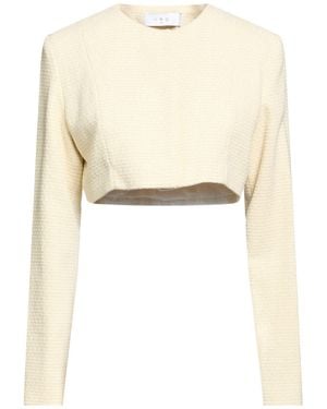 IRO Cream Jacket Cotton, Polyester, Polyamide, Metallic Fibre - Natural