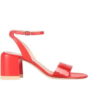 Agl Attilio Giusti Leombruni Sandals Leather, Plastic - Red