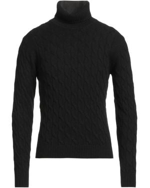 Luigi Borrelli Napoli Rollkragenpullover - Schwarz
