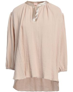 VALERIE KHALFON Top Polyester, Elastane - Natural