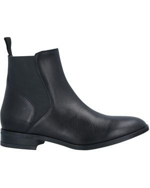 BOSS Ankle Boots Soft Leather - Black