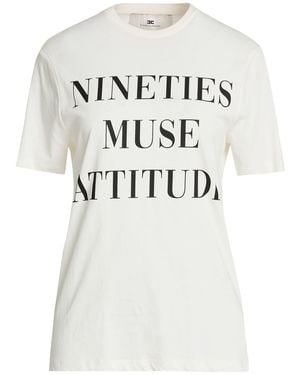 Elisabetta Franchi T-Shirt Cotton - White