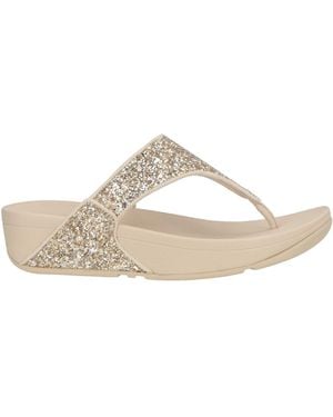 Fitflop Thong Sandal Textile Fibers - White
