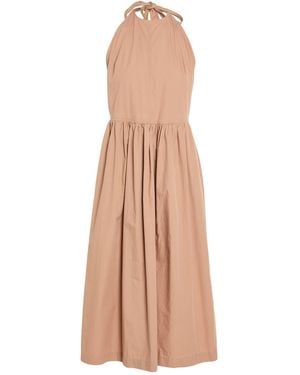 8pm Midi Dress Cotton - Natural