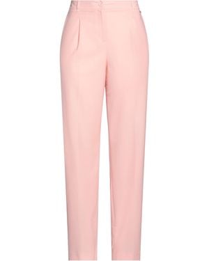 Twinset Light Pants Polyester, Wool, Elastane - Pink