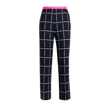 MSGM Midnight Pants Cotton, Virgin Wool, Polyamide, Elastane - Blue
