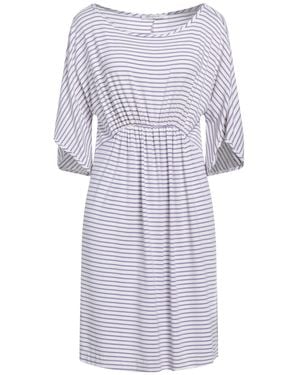 Biancoghiaccio Mini Dress Viscose, Elastane - Purple