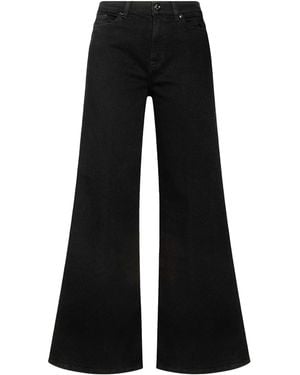 7 For All Mankind Pants Cotton, Elastomultiester, Elastane - Black