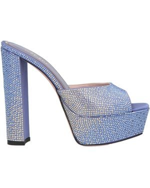 Gedebe Sandals Textile Fibres - Blue