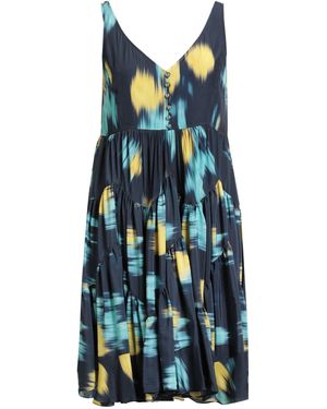 Lanvin Mini Dress Polyester, Brass - Blue