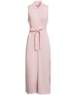 Lacoste Midi Dress Cotton, Elastane - Pink
