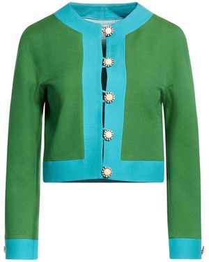 Valentino Garavani Jacket Virgin Wool, Silk - Green