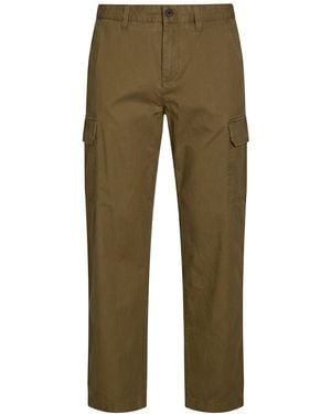 Lyle & Scott Khaki Trousers Cotton - Green