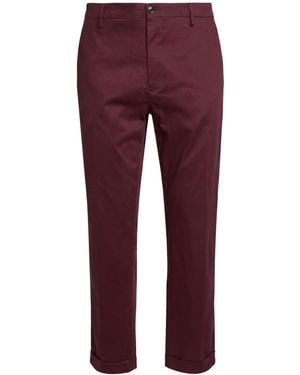 Liu Jo Trousers Cotton, Elastane - Red