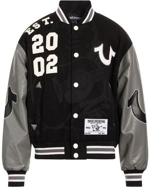 TRUE RELIGION Jackets - Black