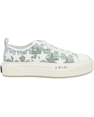 Amiri Sneakers Leather, Textile Fibers - White