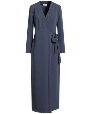 Sandro Ferrone Maxi Dress Polyester - Blue