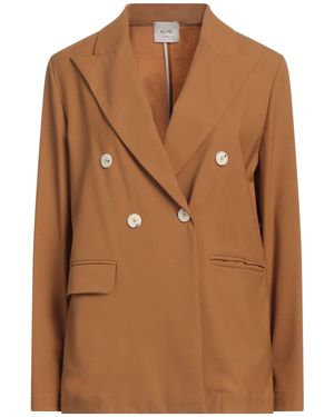 Alysi Blazer Virgin Wool, Elastane - Brown