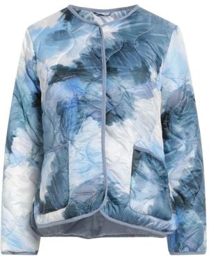 Diana Gallesi Slate Jacket Polyester, Cotton - Blue