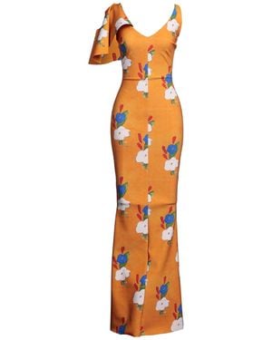 La Petite Robe Di Chiara Boni Maxi Dress - Orange