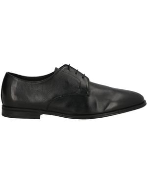 Doucal's Nottingham Lace-Up Shoes Leather - Black
